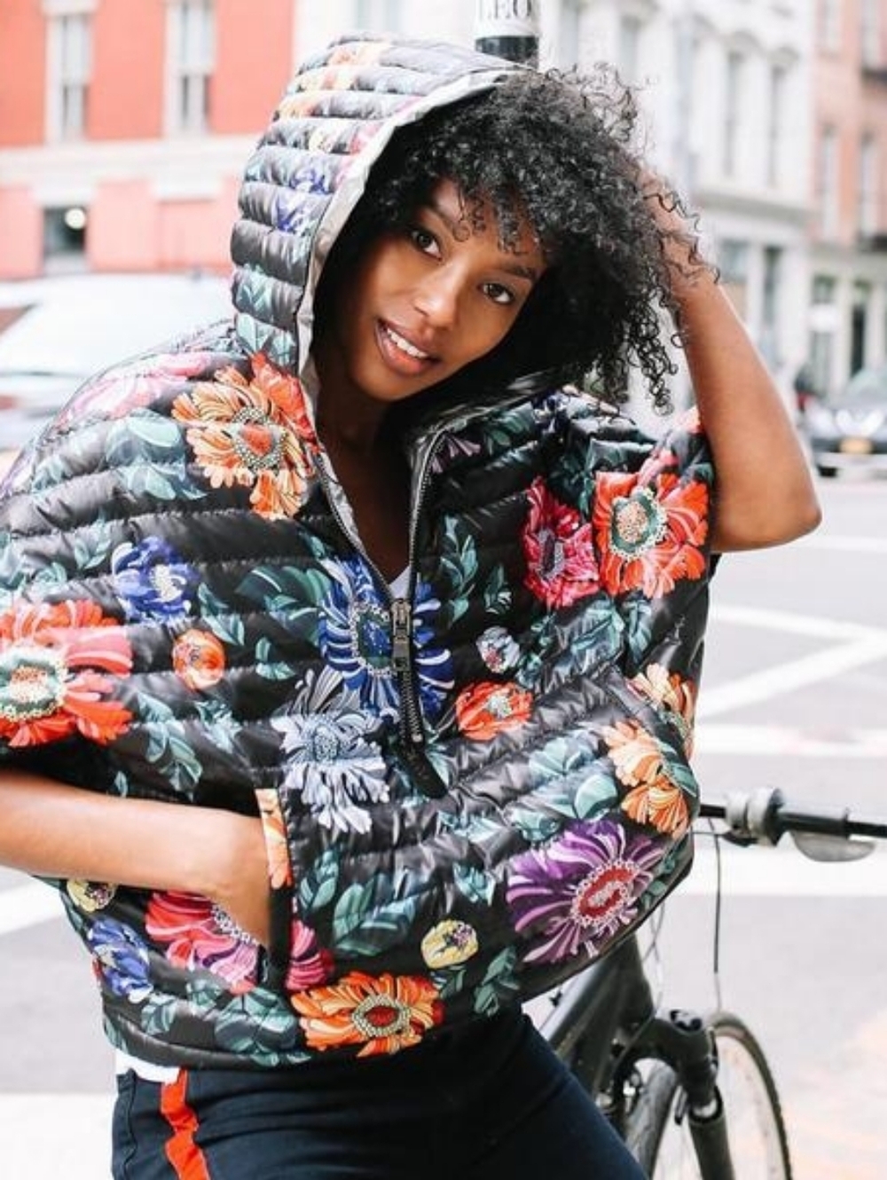 THINK ROYLN puffer Poncho Jacket